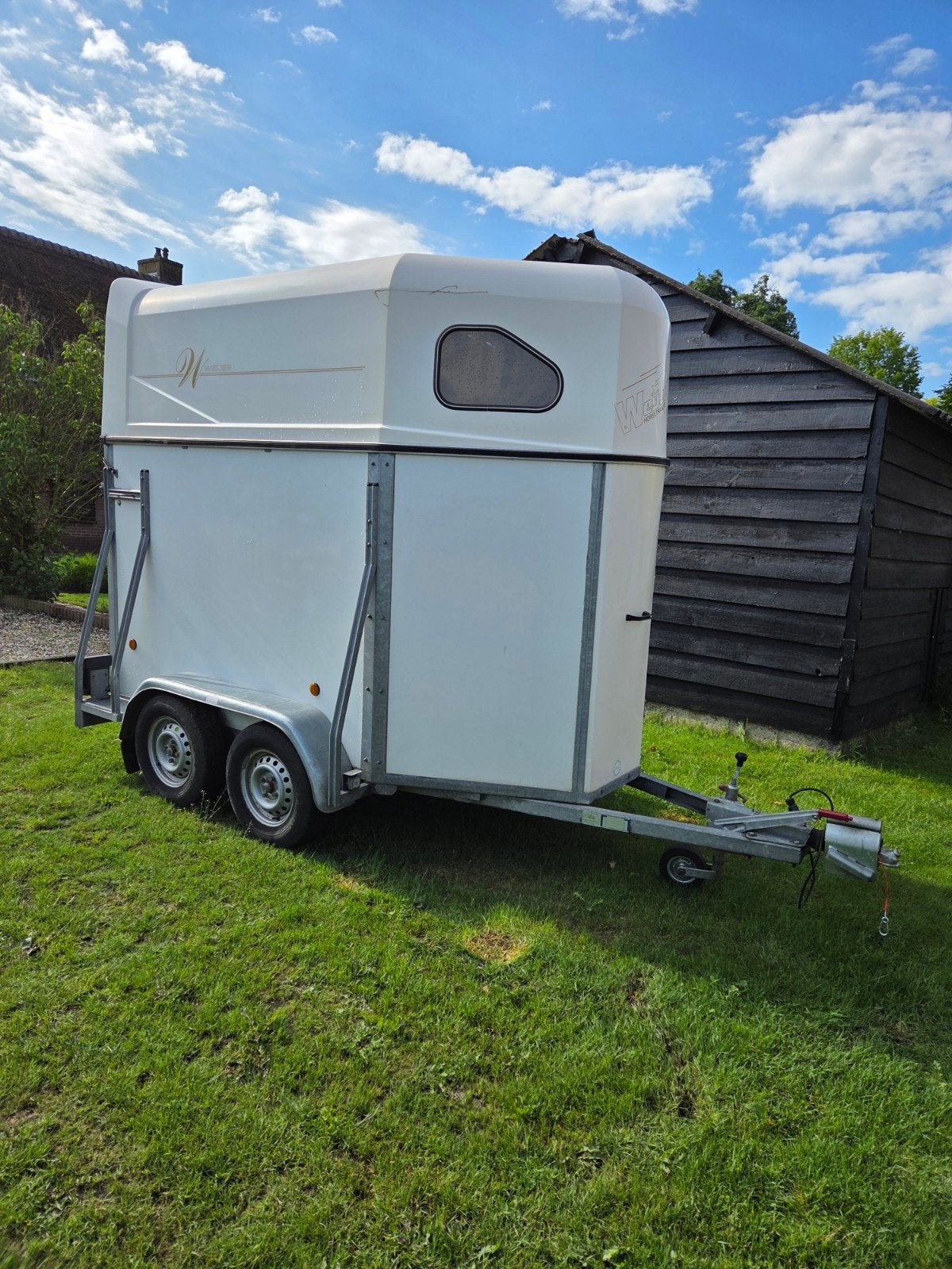 Weijer 1,5 paards trailer - 2000 - goede staat, Dieren en Toebehoren, Ophalen of Verzenden, Gebruikt