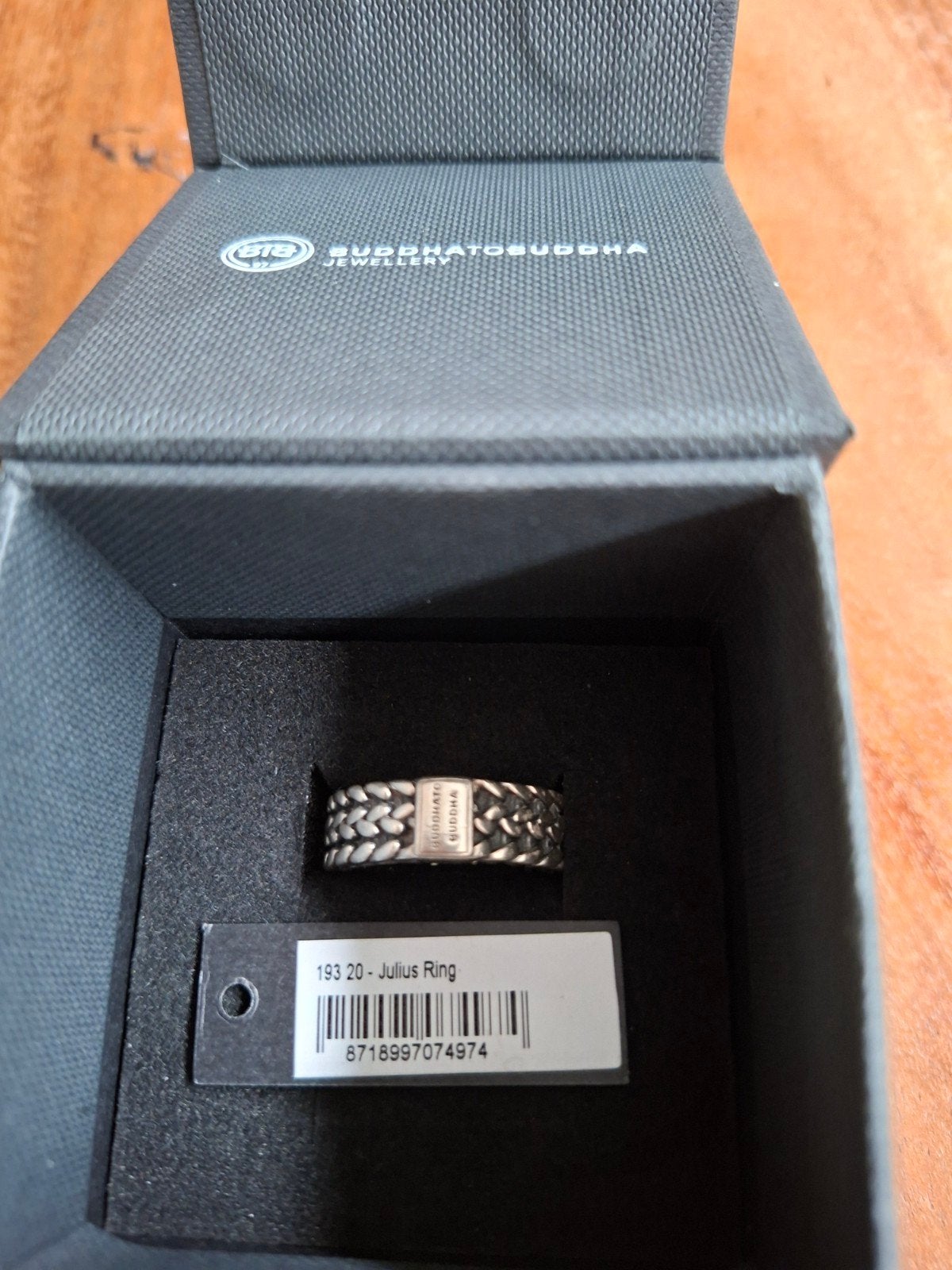 Buddha to Buddha Julius Ring - Zilveren Ring Maat 20, Ophalen, 19 tot 20, Zo goed als nieuw, Dame of Heer