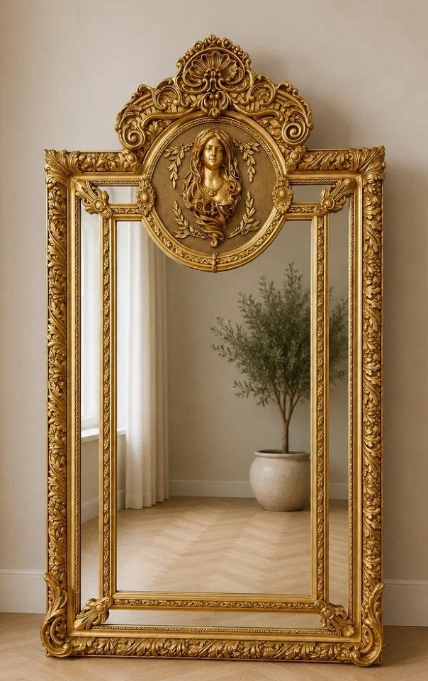 Barok spiegel Madonna XXL, Ophalen of Verzenden, Rechthoekig