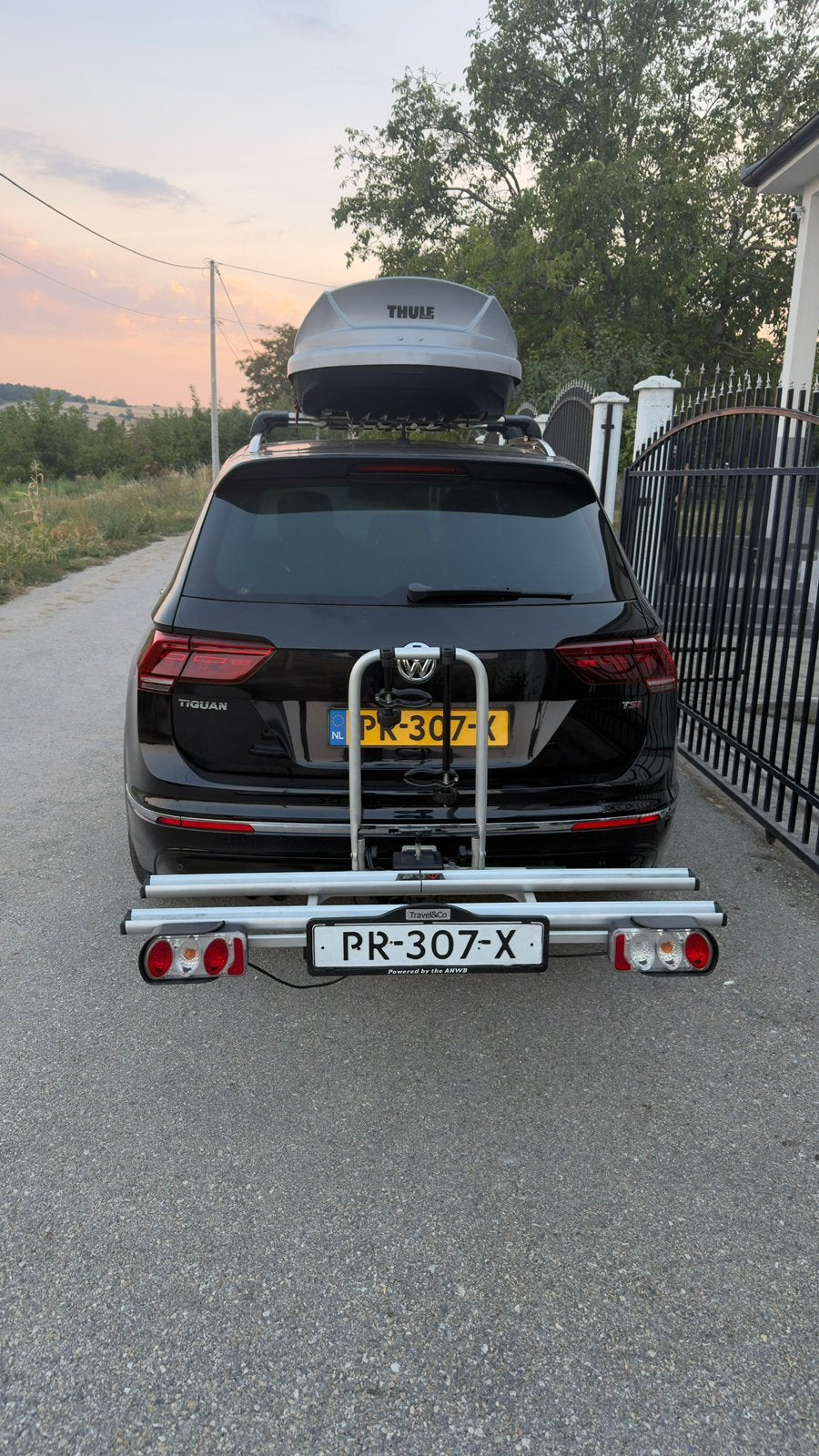 Fietsendrager ANWB kantelbaar voor 2 elektrische fiets, Auto diversen, Ophalen, Gebruikt, Elektrische fiets, 2 fietsen