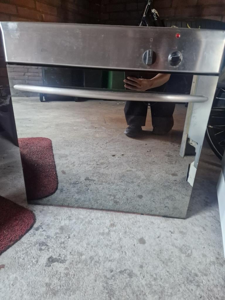 Gebruikte inbouw oven, Ophalen
