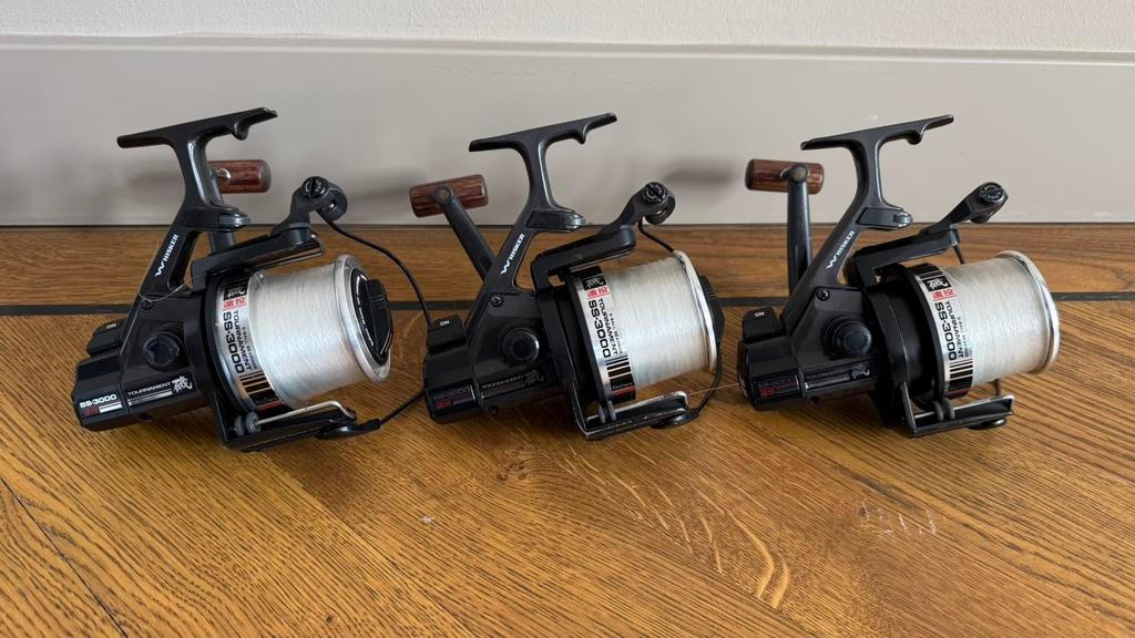 Daiwa SS3000 Tournament set van 3, Ophalen of Verzenden, Zo goed als nieuw, Molen
