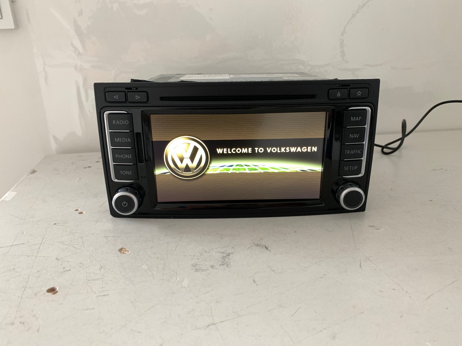 ORIG VW RNS 510 RADIO NAVIGATIE TRANSPORTER T5 T6 MULTIVAN, Ophalen of Verzenden, Zo goed als nieuw