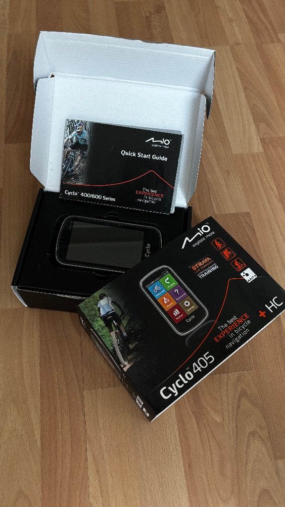 Mio Cyclo 405 met hartslagmeter, Ophalen, Waterdicht, Zo goed als nieuw