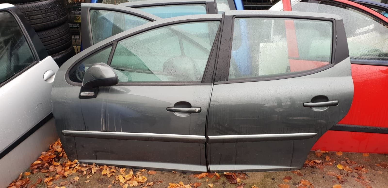 PEUGEOT 207 PORTIEREN LV+LA  BJ 2005 TOT 2010, Gebruikt, -, Deur, -
