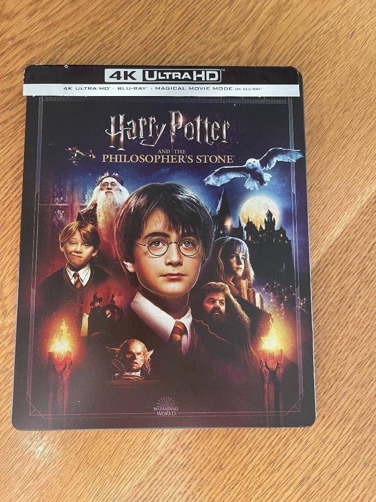 Harry Potter en de Steen der Wijzen 4K Blu Ray Steelbook, Cd's en Dvd's, Verzenden, Nederlands, Science Fiction en Fantasy, 4K Ultra HD Blu-ray