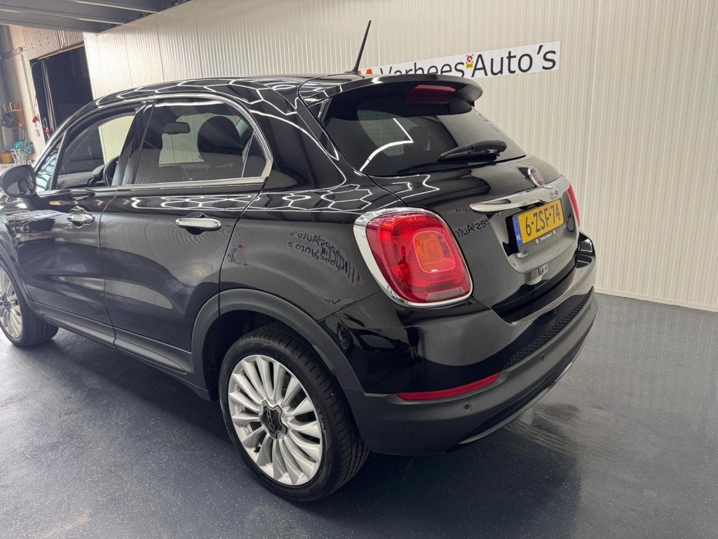 Fiat 500X 1.4 T M-Air Lounge (bj 2015), Auto's, Gebruikt, 4 cilinders, Zwart, Origineel Nederlands