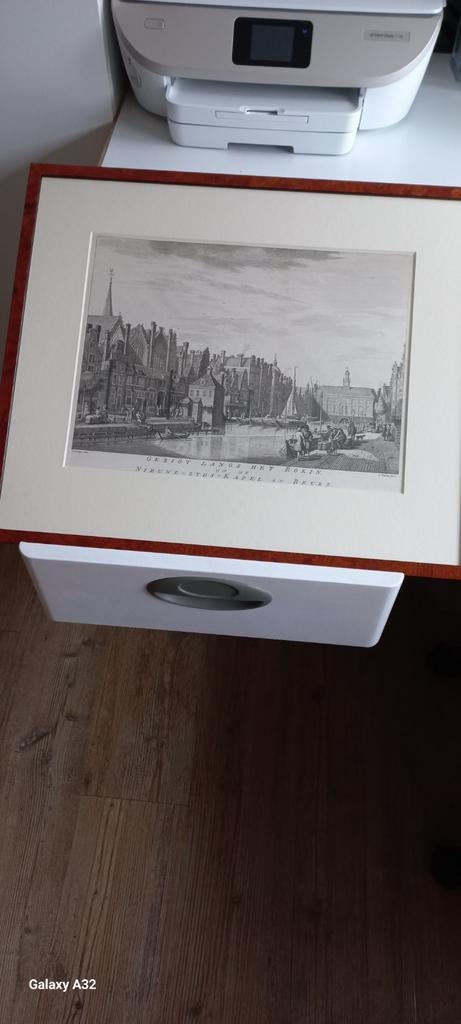 Gravure Amsterdam, Antiek en Kunst, Kunst | Etsen en Gravures, Ophalen, Ets