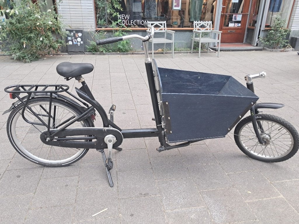 Bakfiets - Ideaal voor honden! (locatie Rotterdam), Ophalen of Verzenden, Gebruikt, Schijfrem, Goederen