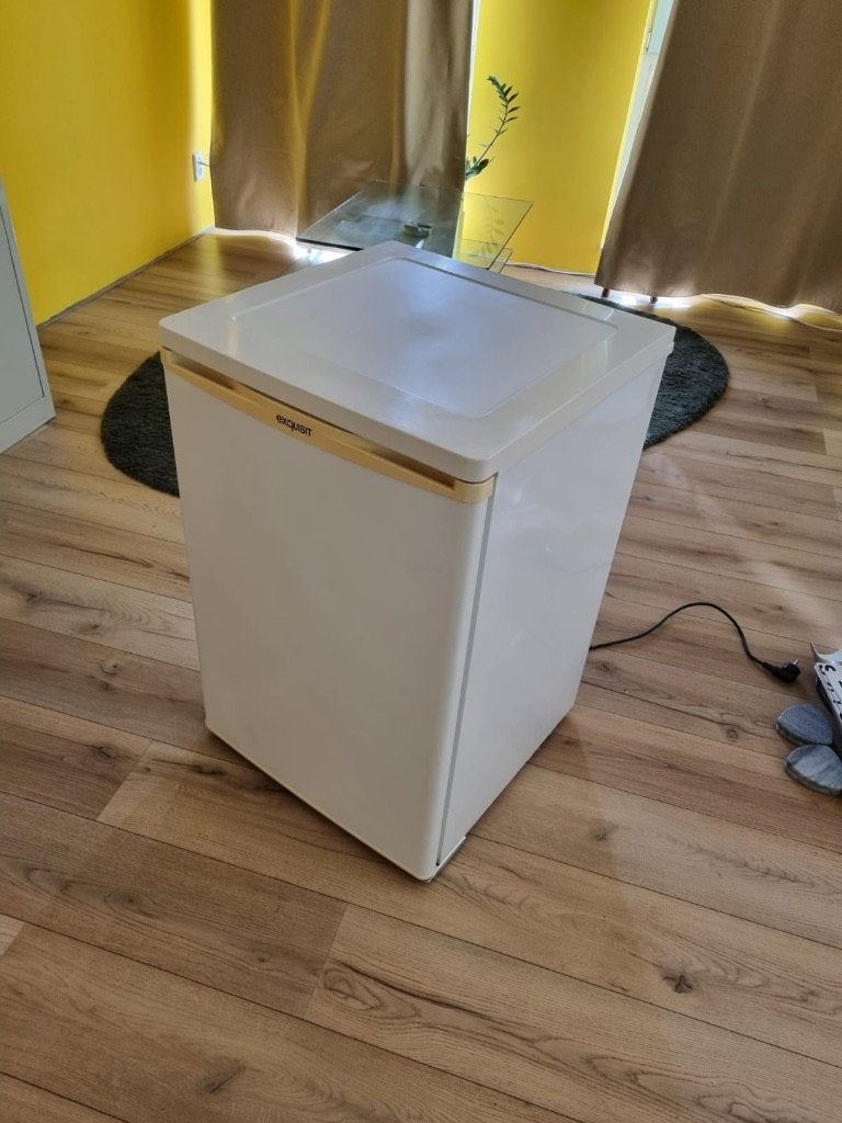 Koelkast met vriesvak - Exquisit, Witgoed en Apparatuur, Koelkasten en IJskasten, Ophalen, Gebruikt, Minder dan 85 cm, 100 tot 150 liter