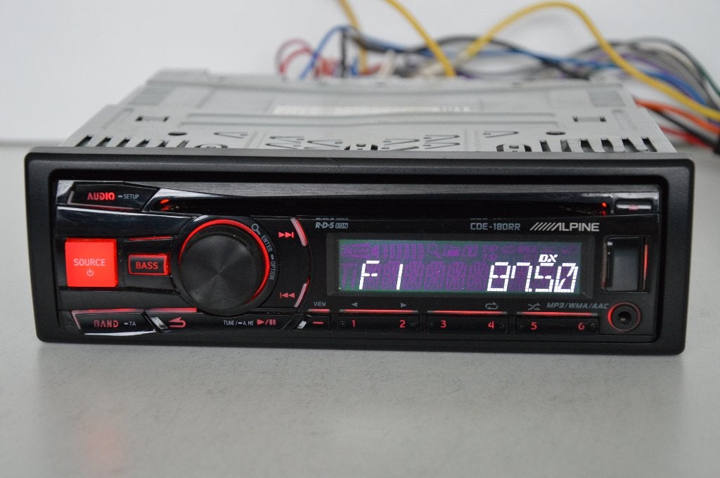ALPINE  CDE-180RR  MP3  AUX  USB, Auto diversen, Ophalen of Verzenden, Zo goed als nieuw