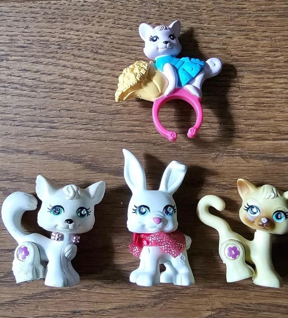 Polly pocket Sparkling pets figuurtjes 2008 - verzend ook, Ophalen, Zo goed als nieuw