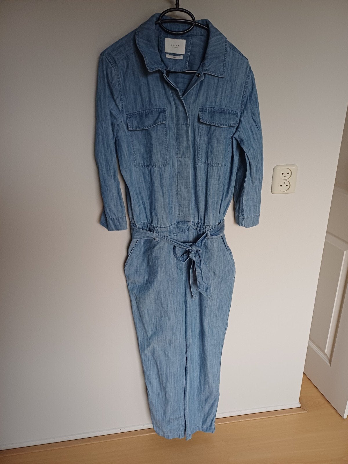 YAYA women spijkerlook broekpak - maat 40, Maat 38/40 (M), Blauw, Ophalen of Verzenden, Zo goed als nieuw