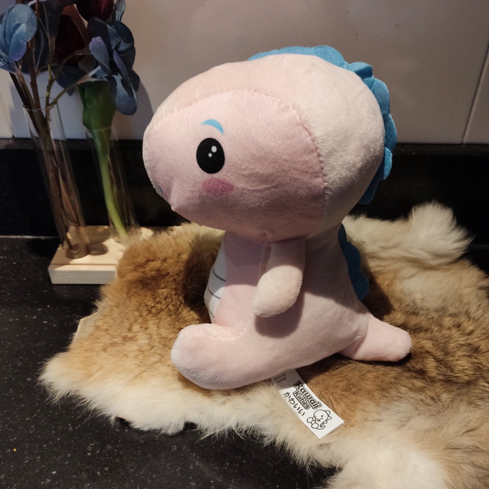Roze Dinosaurus Knuffel - Kawaii Kuties, Kinderen en Baby's, Overige merken, Dinosaurus, Ophalen of Verzenden, Roze