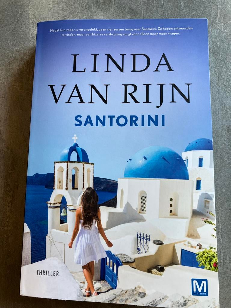 Linda van Rijn - Santorini, Europa overig, Linda van Rijn, Ophalen of Verzenden, Zo goed als nieuw