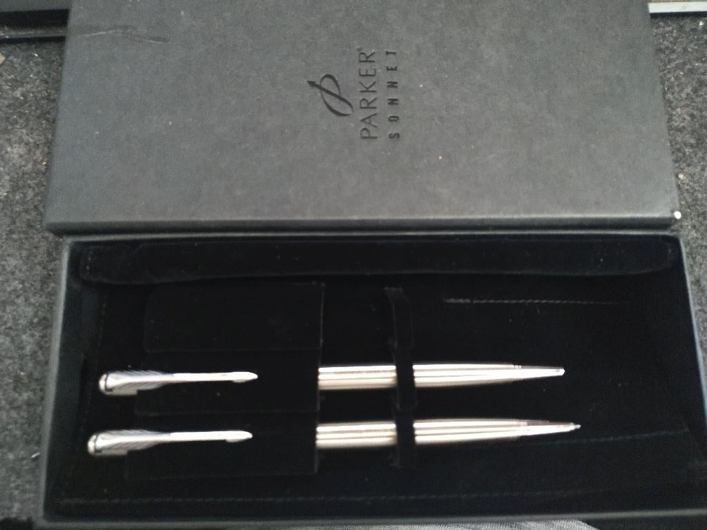 PARKER Sonnet set, Verzamelen, Pennenverzamelingen, Pennenset, Parker, Met doosje, Ophalen of Verzenden