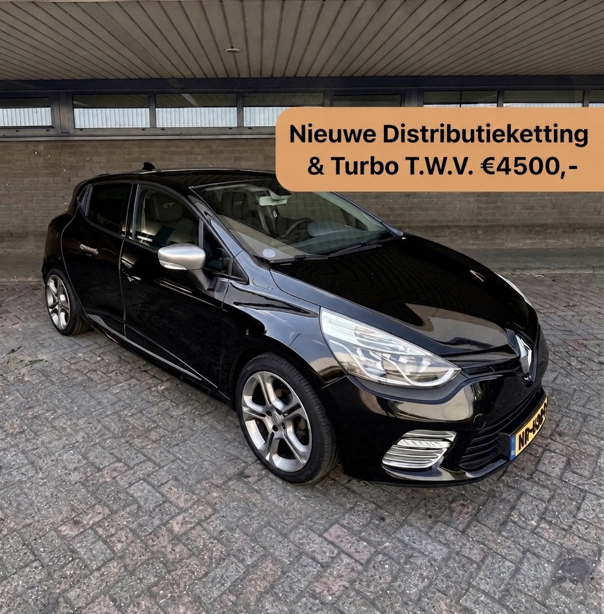 Renault Clio 1.2 GT Automaat /RS Drive/Keyless/Clima/Navi, Auto's, Renault, Stof, Zwart, 1200 kg, Navigatiesysteem