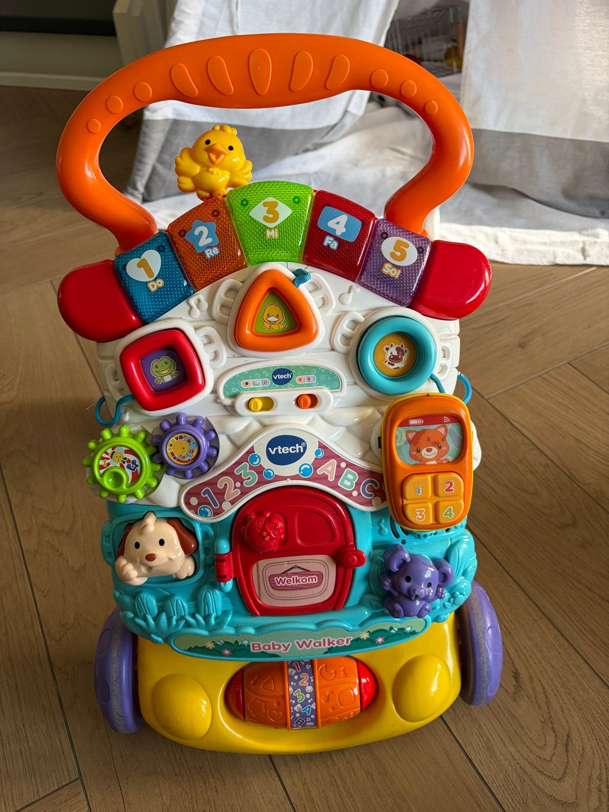 VTech Baby Walker - Loopwagen met Geluid en Licht, Ophalen, Zo goed als nieuw, Overige typen, Met licht