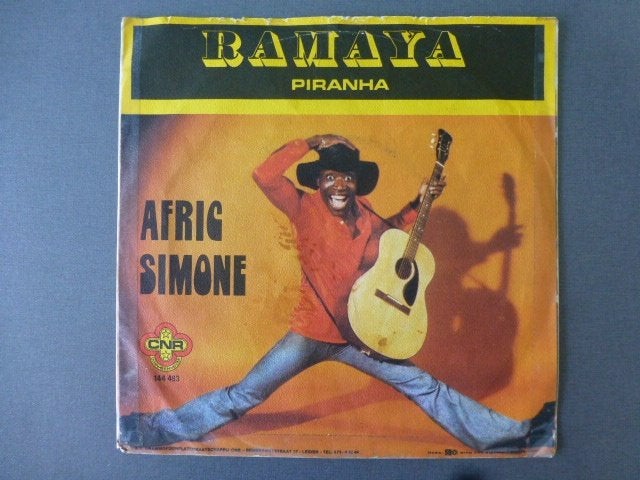 Afric Simone. Ramaya. / Piranha., Ophalen of Verzenden, Gebruikt, 7 inch, Pop