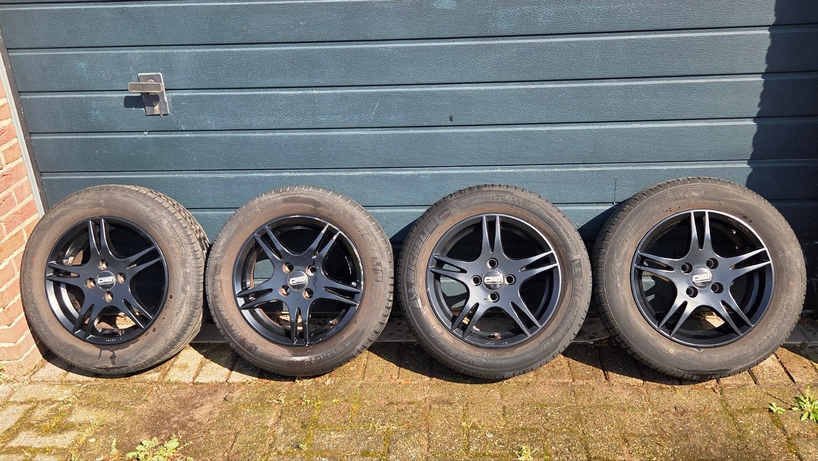 CMS velgen Fiat 500, 14 inch, Gebruikt, 175 mm, Banden en Velgen