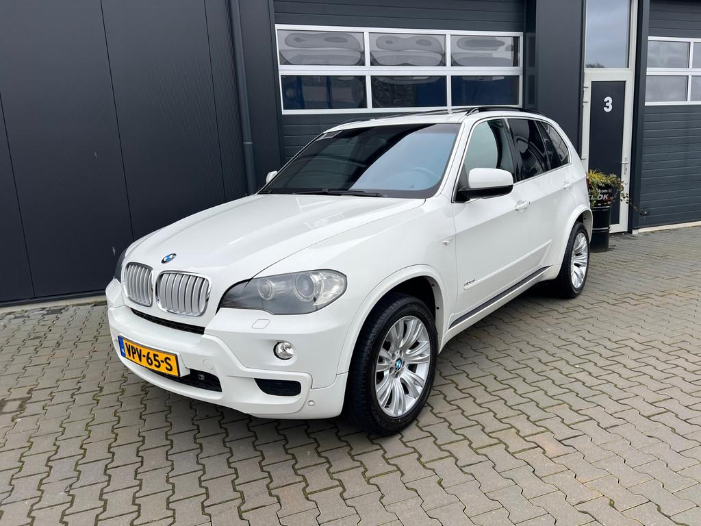 BMW X5 X Drive 35d ( grijs kenteken ), Auto's, Gebruikt, 2993 cc, Wit, Diesel