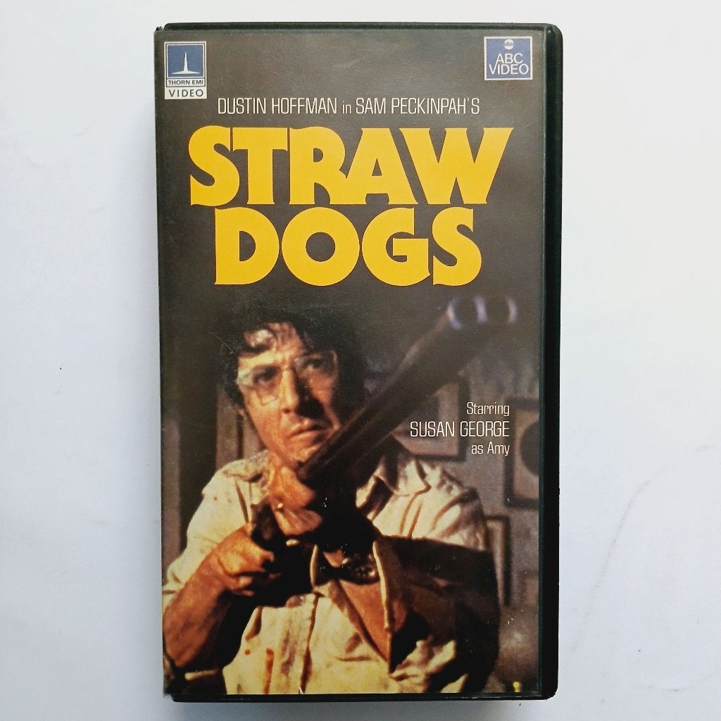 Straw Dogs - NL ex rental vhs - Thorn EMI - Sam Peckinpah, Cd's en Dvd's, Alle leeftijden, Ophalen of Verzenden, VHS, Gebruikt