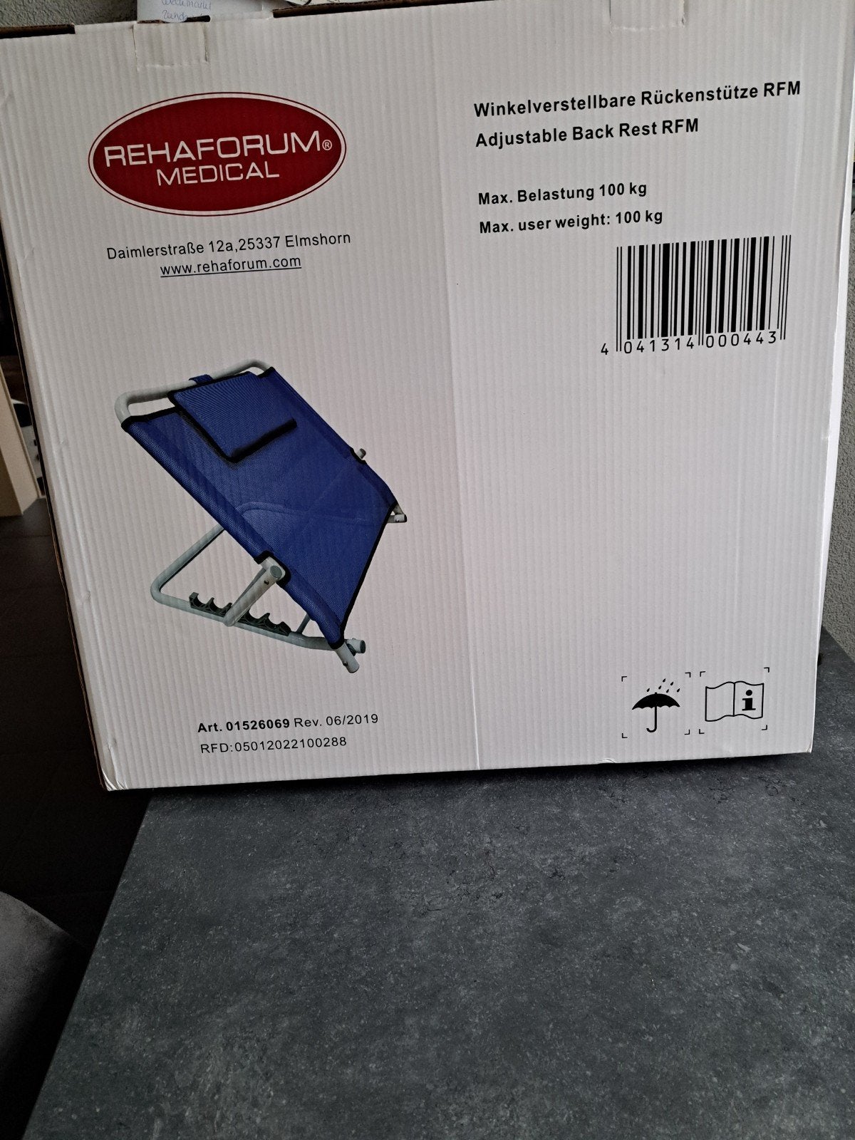 Ruggesteun voor op bed, Ophalen, Zo goed als nieuw