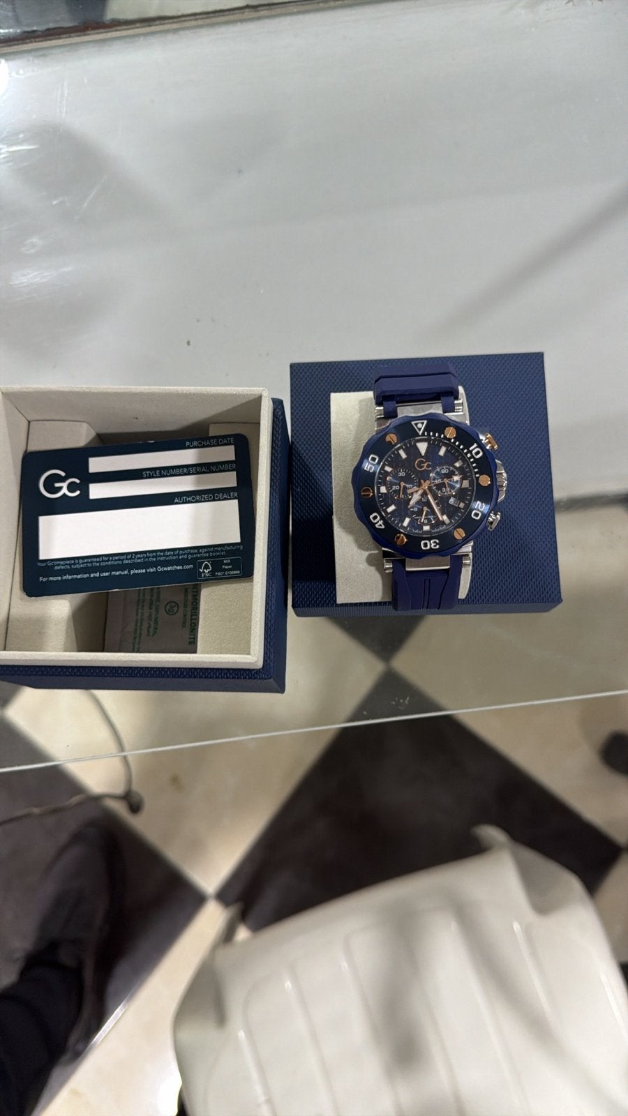 GC Herenhorloge -  nieuw, Overige merken, Staal, Polshorloge, Kunststof