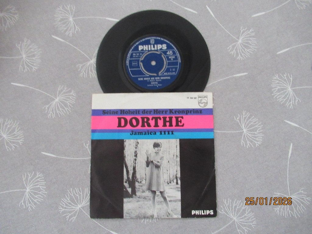 Dorthe    Seine hoheit der Herr Kronprinz, Originele persing, 7 inch, Ophalen of Verzenden, Zo goed als nieuw