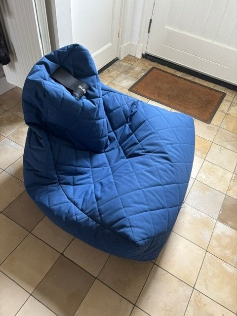 Extreme Lounging zitzak, Huis en Inrichting, Ophalen, Zo goed als nieuw, Blauw, Zitzak