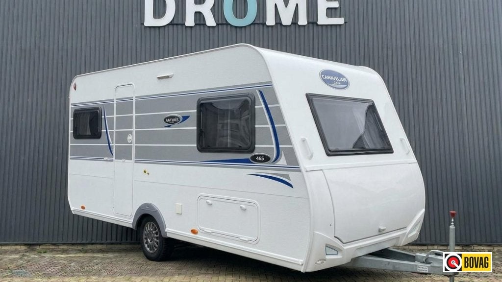 Caravelair Antares 465 Dwarsbed / Luifel., Bedrijf, Treinzit, 750 - 1000 kg, Fietsenrek
