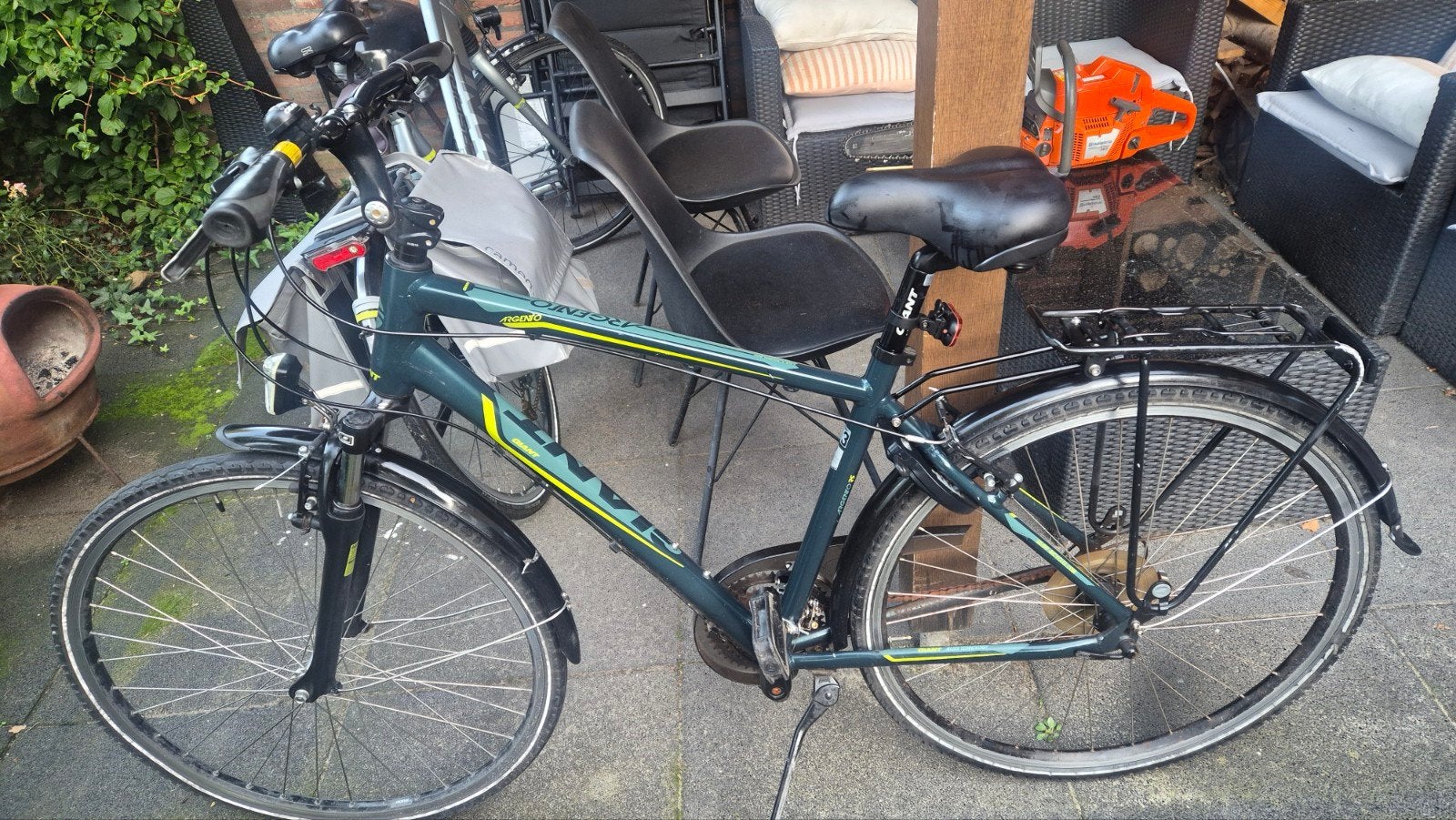 Giant Argento City/Trekking Fiets - Gebruikt, Gebruikt, Velgrem, Versnellingen, 53 tot 57 cm