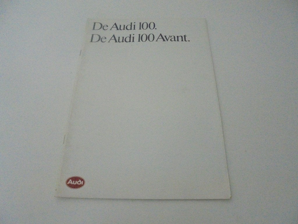 brochure Audi 100/100 Avant  1985, Ophalen of Verzenden, Gelezen, Audi