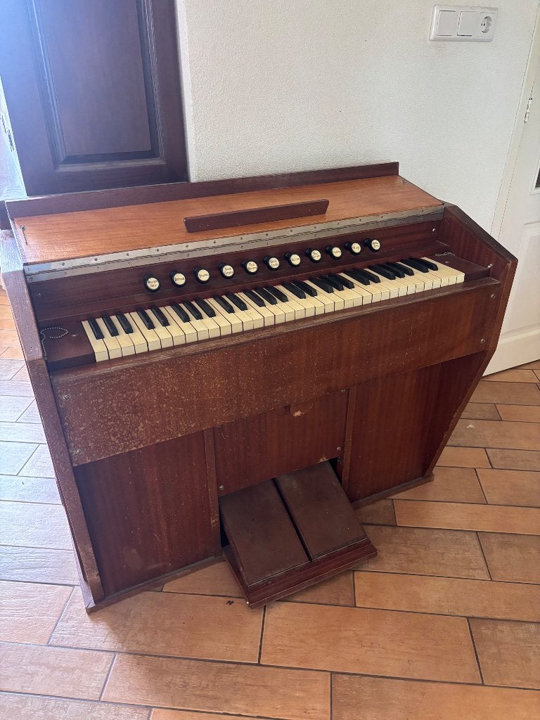 Vintage lucht orgel, Ophalen, Gebruikt, 2 klavieren, Orgel