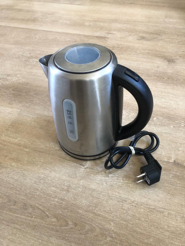 RVS draadloze snoerloze Waterkoker 1,2 liter, 1 tot 2 liter, Ophalen of Verzenden, Rvs