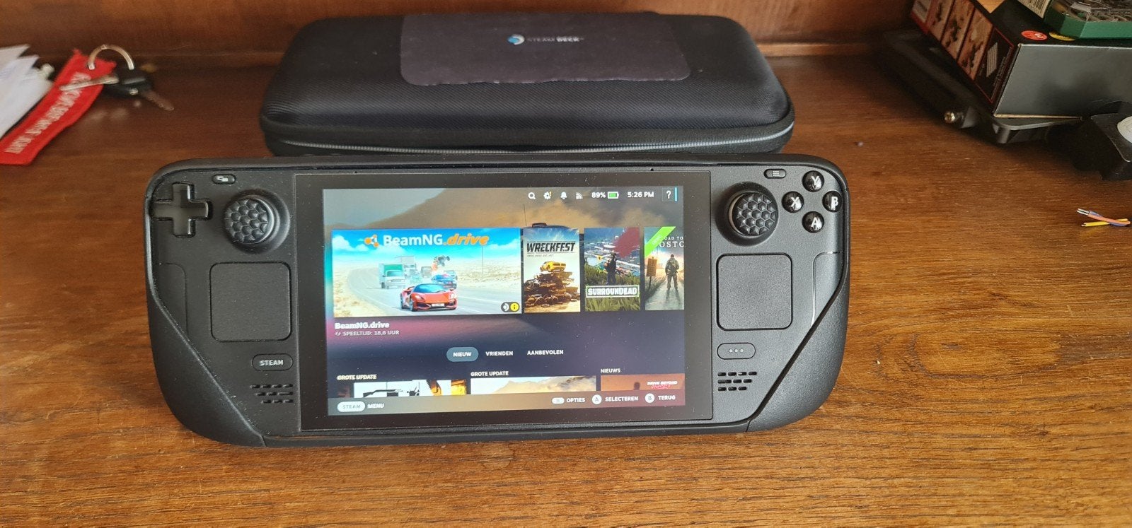steamdeck. 2x 512GB lcd, Spelcomputers en Games, Spelcomputers | Overige, Ophalen of Verzenden, Zo goed als nieuw