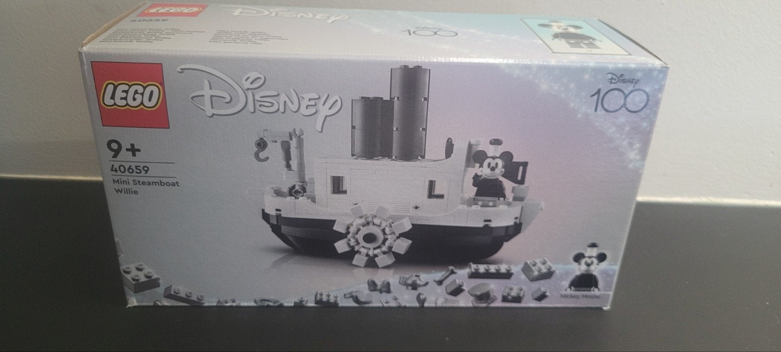Lego Disney 40659 Mini Steamboat Willie Nieuw in doos, Lego, Nieuw, Ophalen of Verzenden, Disney