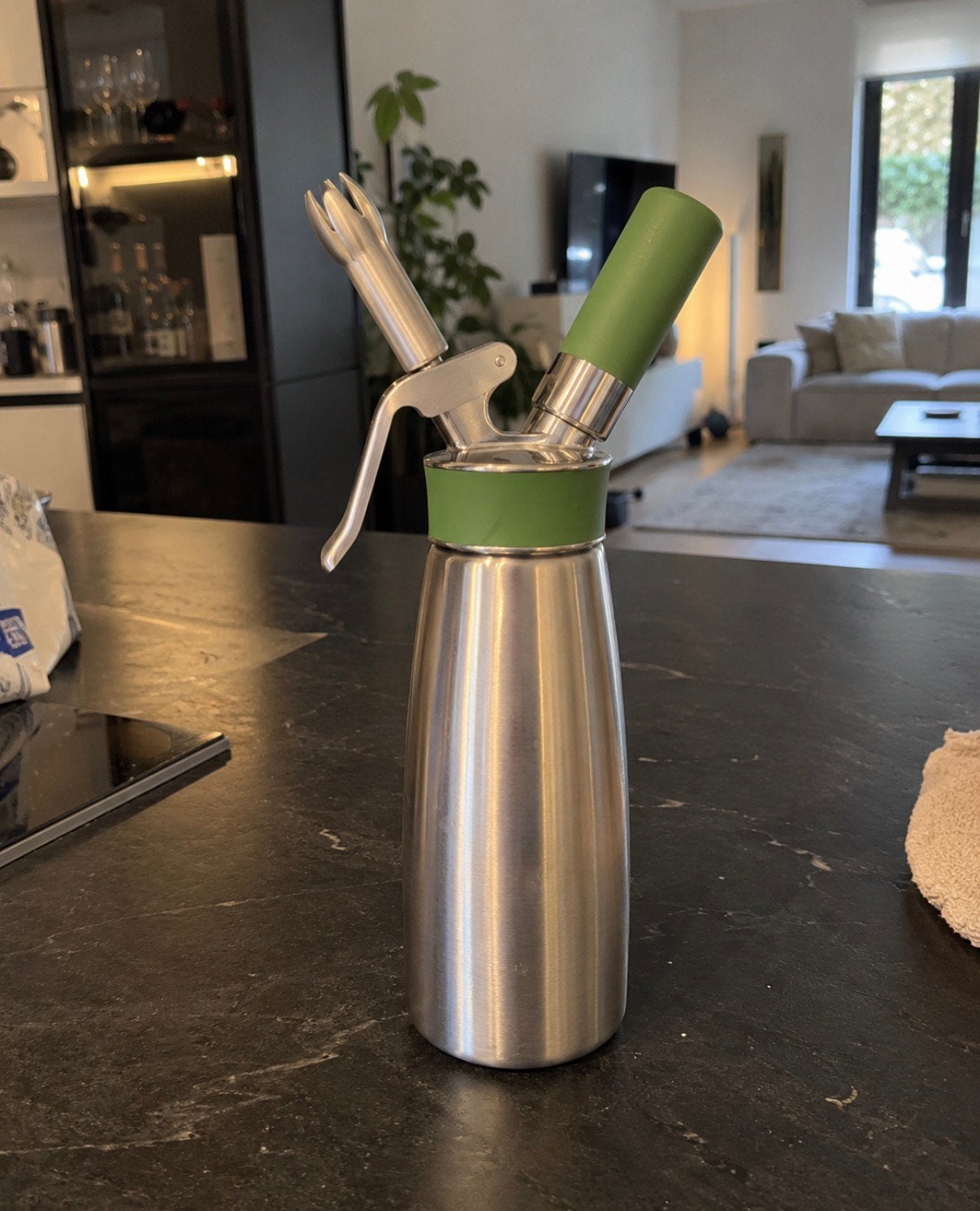 iSi Green Whip Eco Serie 0,5L – Nieuw in verpakking, Overige typen, Nieuw, Ophalen of Verzenden, Grijs