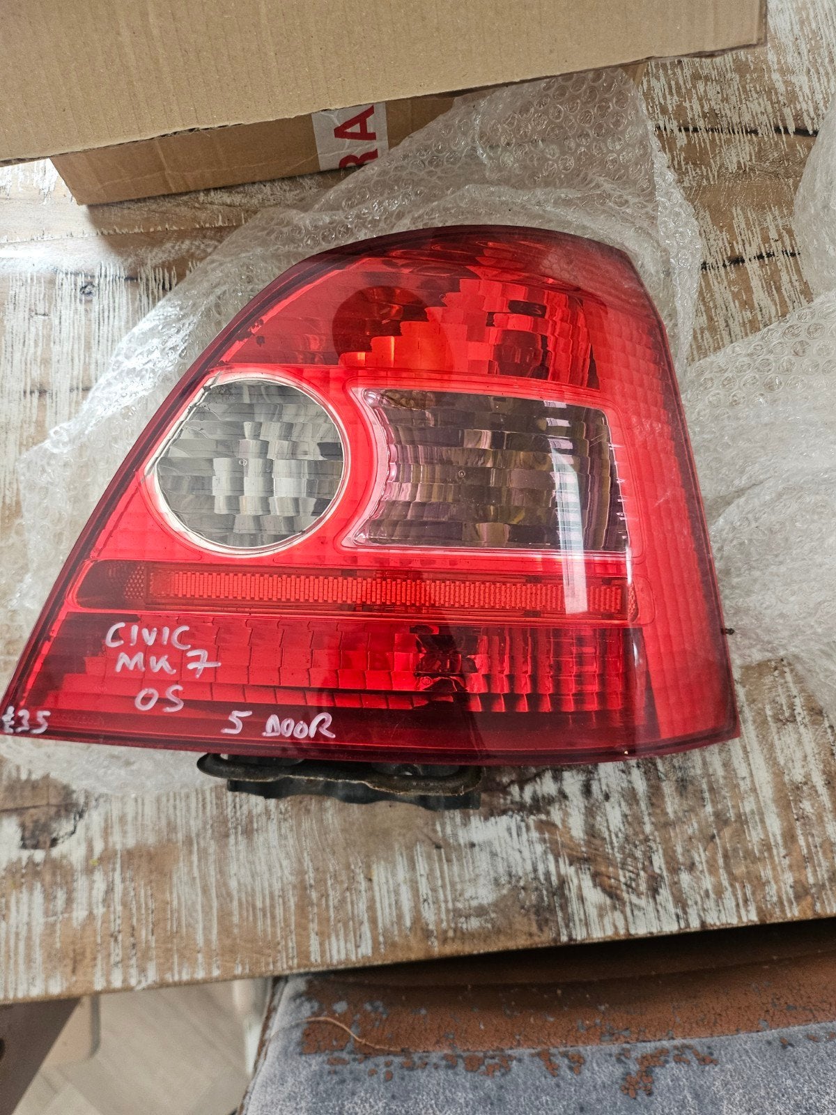 Achterlicht rechts Honda Civic MK6 5-deurs (gebruikt), Ophalen of Verzenden, Gebruikt, Honda