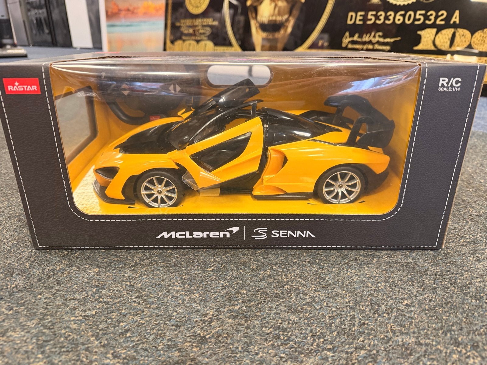 Nieuwe McLaren Senna Bestuurbare Auto Rastar 1:14, Elektro, Schaal 1:14, Nieuw, Ophalen of Verzenden