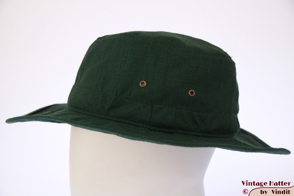 Cricket outdoor safari hoed groen linnen 59 en 60 nieuw, Ophalen of Verzenden, Nieuw, 60 cm (XL, 7½ inch) of meer, Hoed