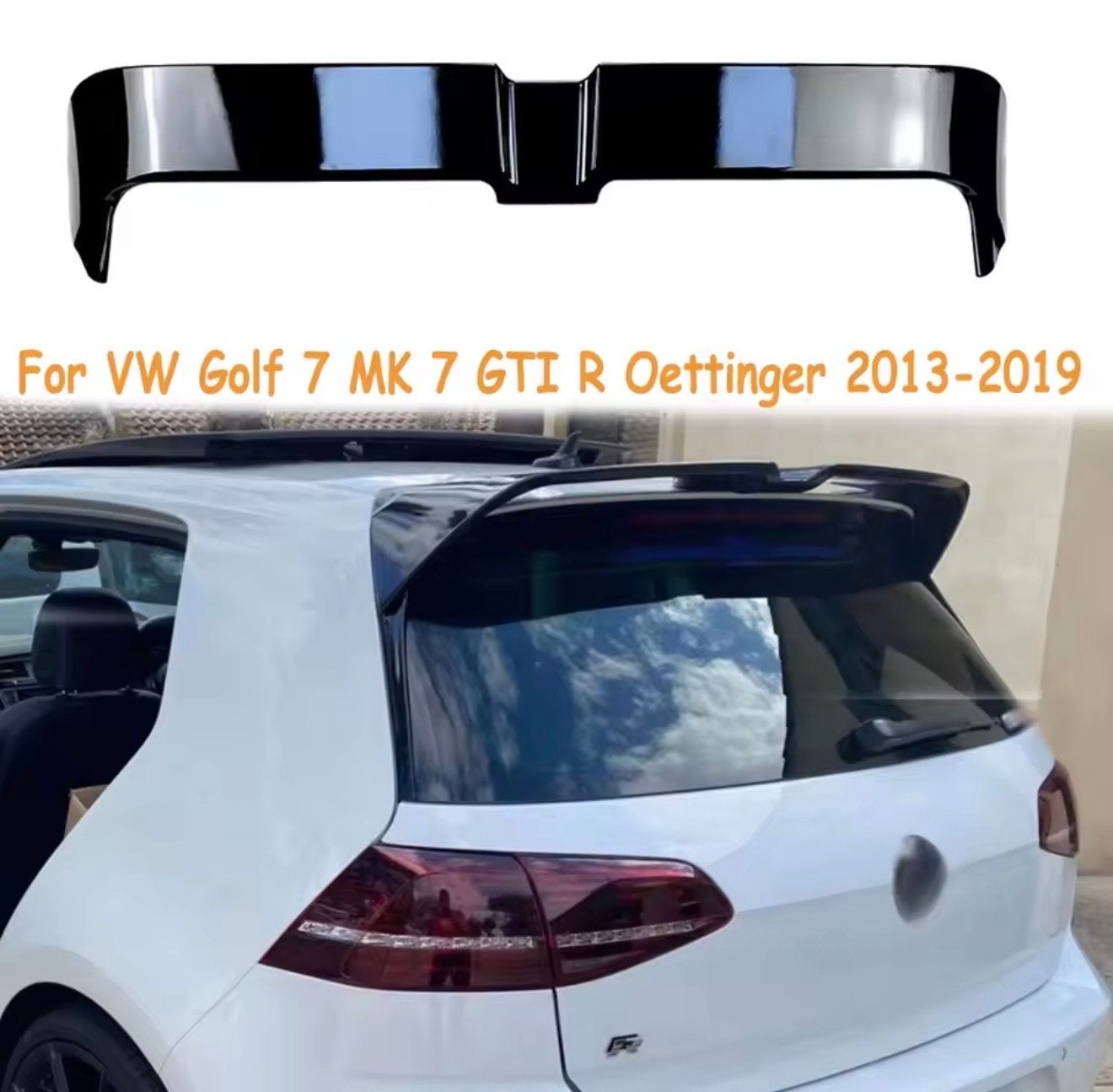 Achterspoiler voor VW Golf 7 MK7 GTI R Oettinger 2013-2019, Achterklep, Volkswagen, Nieuw, Ophalen of Verzenden