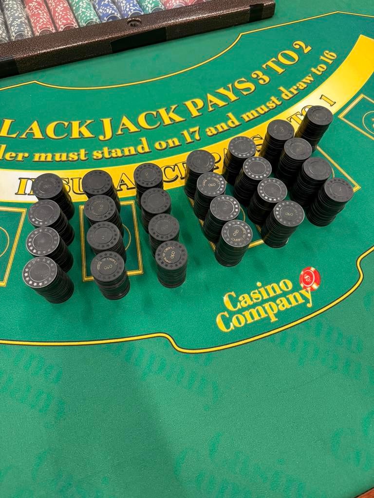 Casino / Poker chips (1180 stuks), Hobby en Vrije tijd, Ophalen, Zo goed als nieuw