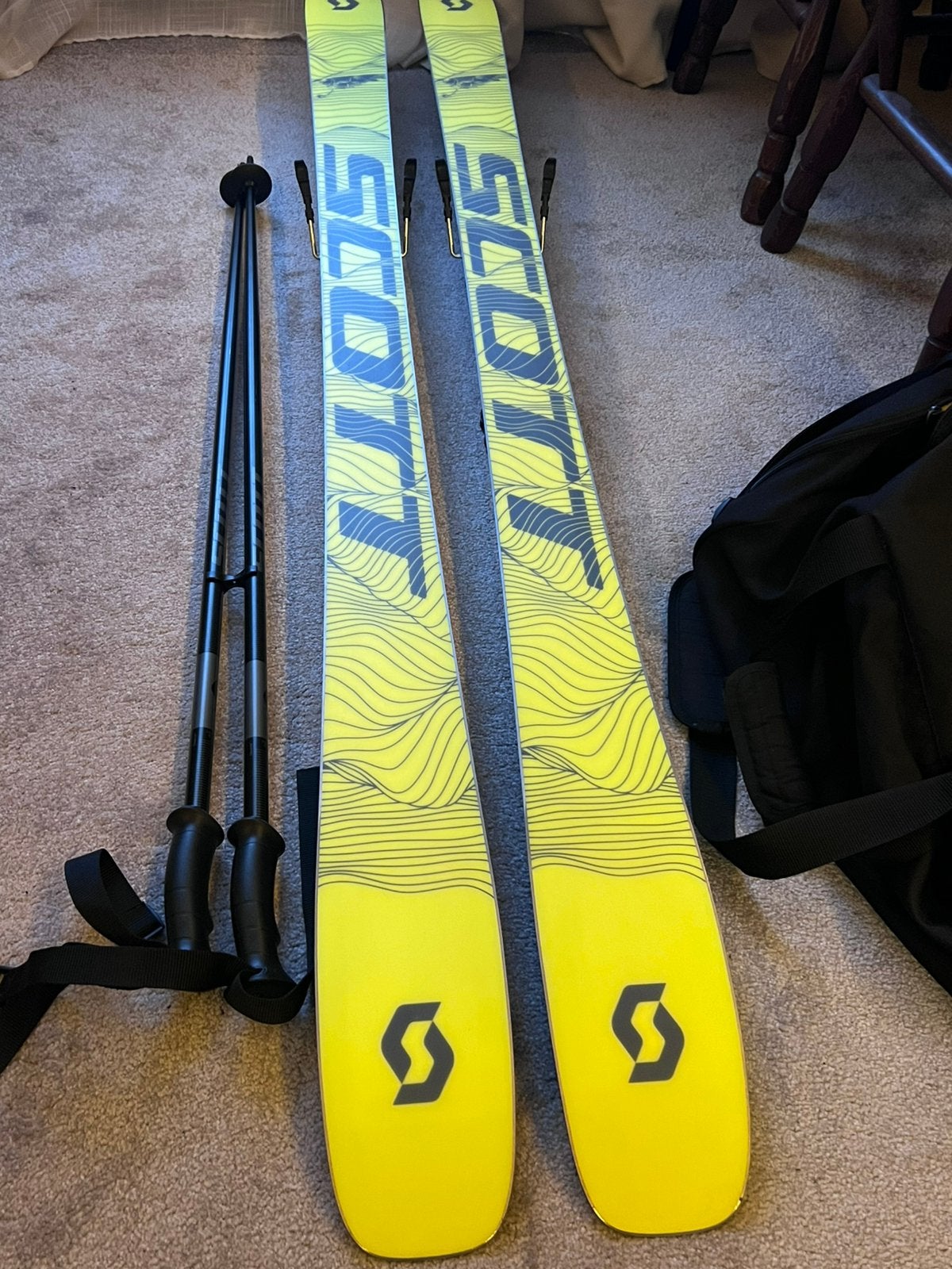 Scott Sea 88 skis – 176 cm + Marker 11 GW bindings, Overige merken, 160 tot 180 cm, Ophalen of Verzenden, Zo goed als nieuw