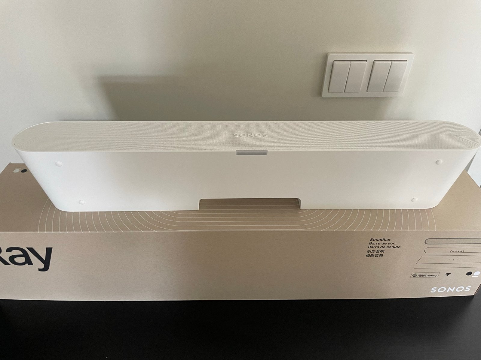 Sonos Ray Soundbar - Compacte en krachtige home cinema, Ophalen of Verzenden, Nieuw