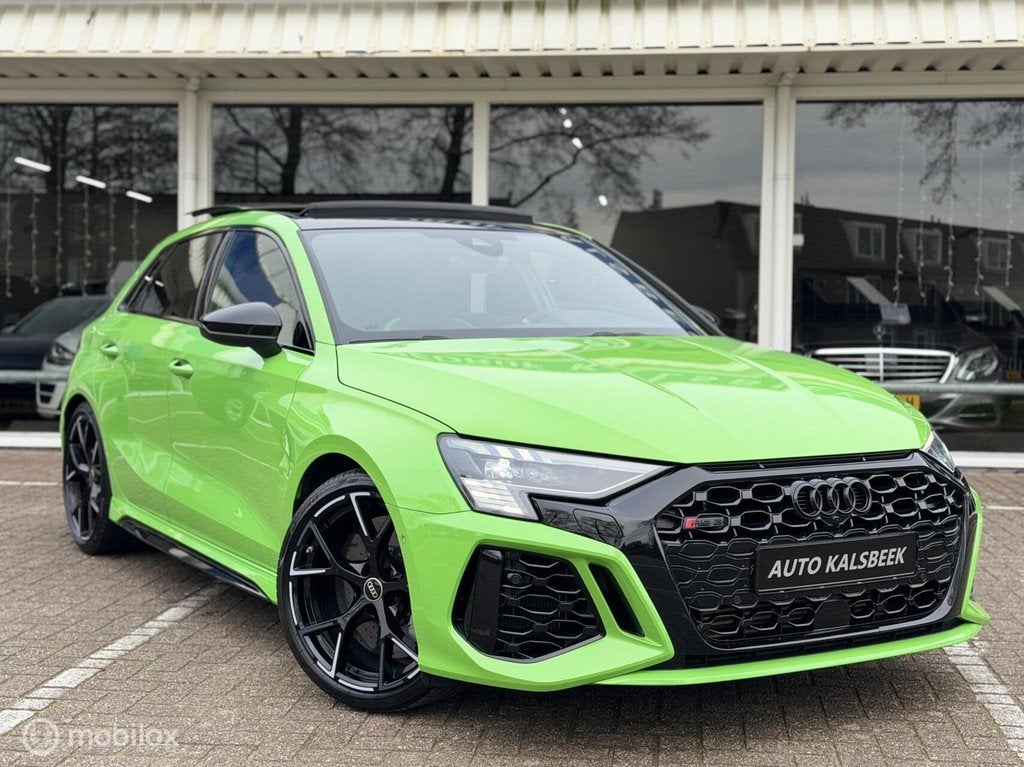 Audi RS 3 2.5 TFSI RS 3 quattro|Hulk|Keramisch|Pano|35DKM|, Auto's, Audi, Automaat, Gebruikt, Euro 6, RS3