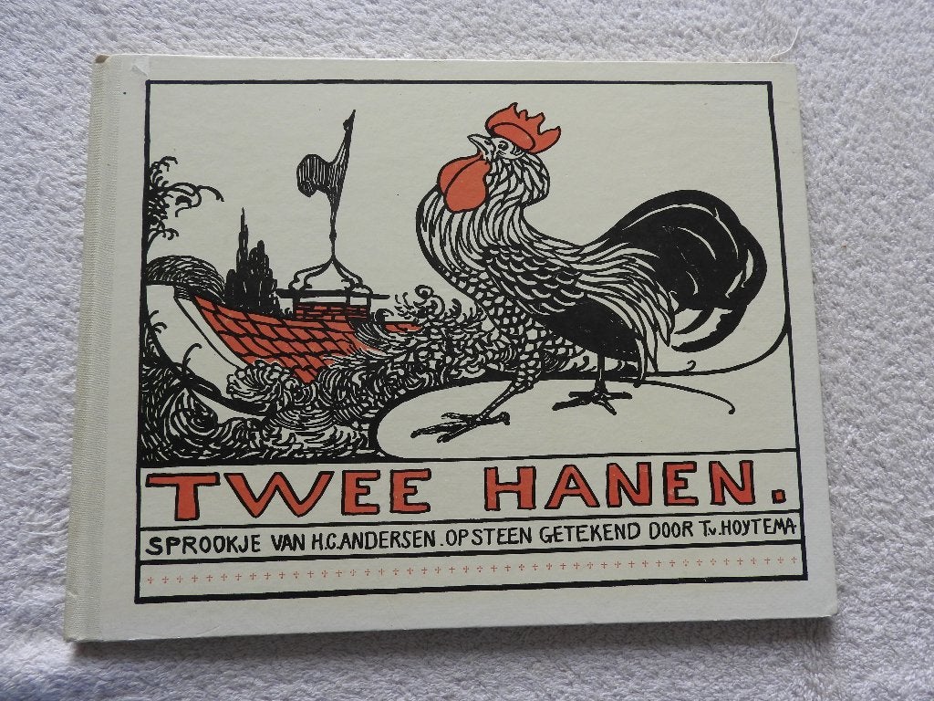 Twee hanen - Sprookjes van H.C. Andersen op steen getekend, Ophalen of Verzenden, Zo goed als nieuw