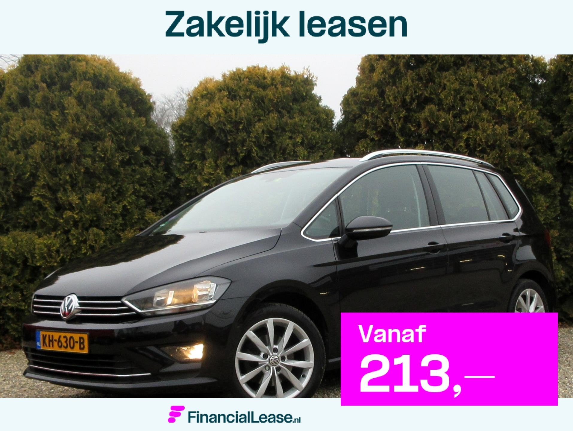 Volkswagen Golf Sportsvan 1.4 TSI Highline Automaat * Navi *, Gebruikt, 4 cilinders, 1283 kg, Zwart
