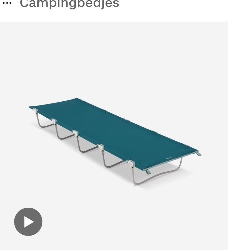 Quechua Basic Campingbed - Compact & Lichtgewicht, Ophalen, Zo goed als nieuw