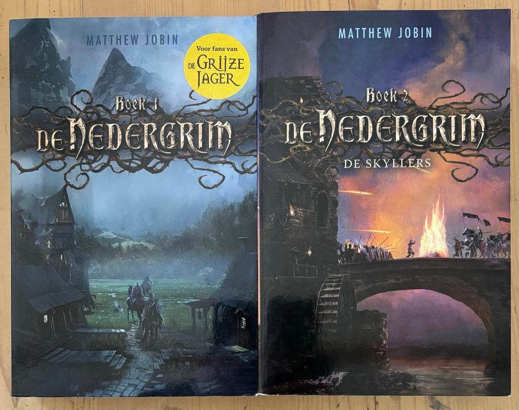 De Nedergrim Boek 1 & 2 - Matthew Jobin (Fantasy), Boeken, Ophalen, Zo goed als nieuw